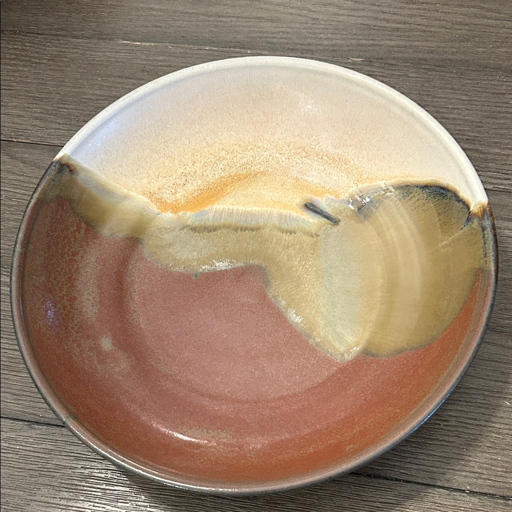 Artisan Ceramic bowl Earthy Tones southwest influenced handcrafted serving pasta